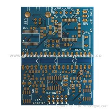 Multi-layered PCB with Blue Solder Mask, 94V-0 Flammability, Made of FR-4 Major Material